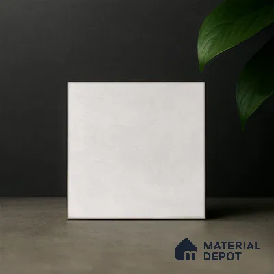 Subway Wall & Floor Tile TL 07366 Trend White 200 mm x 200 mm Matte Finish Vitrified Tile - 8 mm | 4 Random Design | Suitable For Kitchen, Bathroom, Dining Area | Please Expect a Slight Variation of Pattern