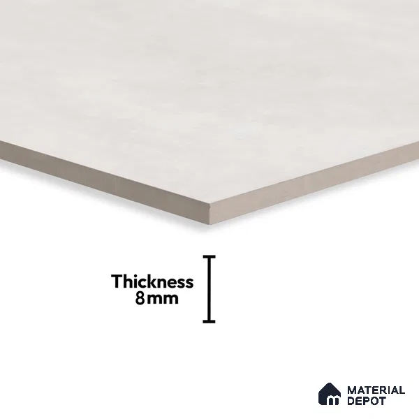 Subway Wall & Floor Tile TL 07366 Trend White 200 mm x 200 mm Matte Finish Vitrified Tile - 8 mm | 4 Random Design | Suitable For Kitchen, Bathroom, Dining Area | Please Expect a Slight Variation of Pattern