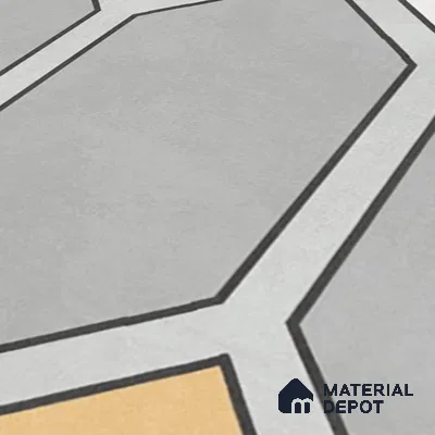 Moroccan Wall & Floor Tile TL 07281 Trend Silver Decor 6004 200 mm x 200 mm Matte Finish Vitrified Tile - 8 mm | 4 Random Design | Suitable For living Room, Bedroom, Kitchen | Please Expect a Slight Variation of Pattern