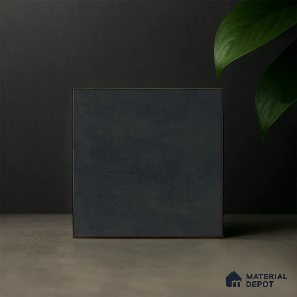 Subway Wall & Floor Tile TL 07371 Trend Black 200 mm x 200 mm Matte Finish Vitrified Tile - 8 mm | 4 Random Design | Suitable For Kitchen, Bathroom, Balcony | Please Expect a Slight Variation of Pattern