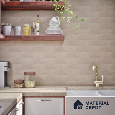 Subway Wall Tile TL 07373 B Trend Late 300 mm x 75 mm Matte Finish Vitrified Tile - 8.5 mm | 4 Random Design | Suitable For living Room, Bedroom, Kitchen (Sample)