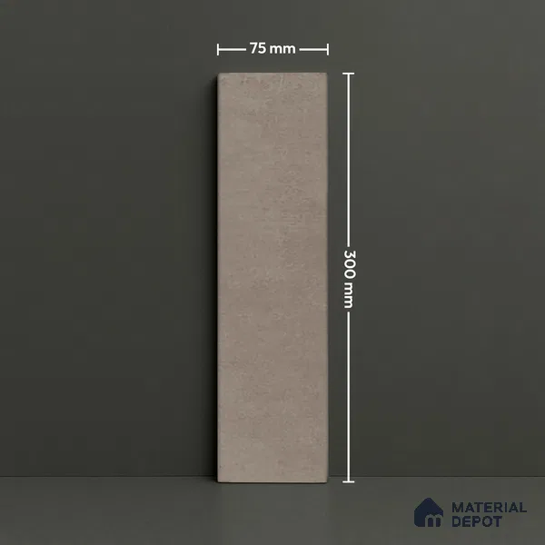 Subway Wall Tile TL 07373 B Trend Late 300 mm x 75 mm Matte Finish Vitrified Tile - 8.5 mm | 4 Random Design | Suitable For living Room, Bedroom, Kitchen (Sample)