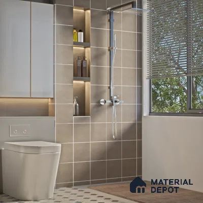 Subway Wall & Floor Tile TL 07373 Trend Late 200 mm x 200 mm Matte Finish Vitrified Tile - 8 mm | 4 Random Design | Suitable For Kitchen, Bathroom, Dining Area | Please Expect a Slight Variation of Pattern