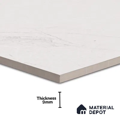 Marble Wall & Floor Tile TL 07388 Claros Grey 4 ft x 2 ft Glossy Finish Vitrified Tile - 9 mm | 4 Random Design | Suitable For living Room, Bedroom, Kitchen (Sample)
