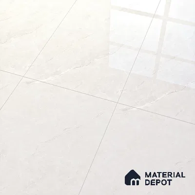 Marble Wall & Floor Tile TL 07388 Claros Grey 4 ft x 2 ft Glossy Finish Vitrified Tile - 9 mm | 4 Random Design | Suitable For living Room, Bedroom, Kitchen (Sample)