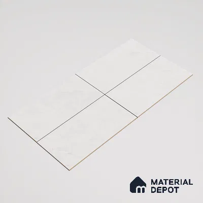Marble Wall & Floor Tile TL 07388 Claros Grey 4 ft x 2 ft Glossy Finish Vitrified Tile - 9 mm | 4 Random Design | Suitable For living Room, Bedroom, Kitchen (Sample)