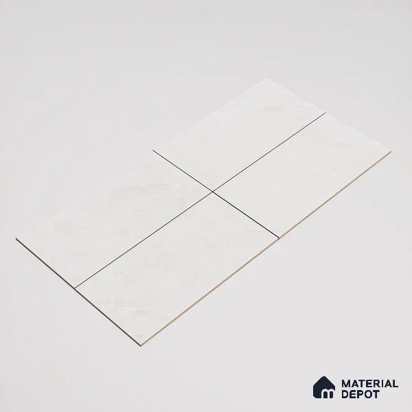Marble Wall & Floor Tile TL 07388 Claros Grey 4 ft x 2 ft Glossy Finish Vitrified Tile - 9 mm | 4 Random Design | Suitable For living Room, Bedroom, Kitchen (Sample)