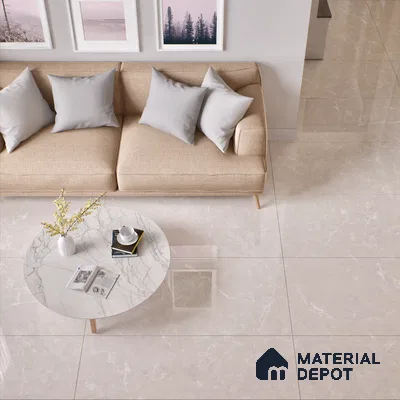 Marble Wall & Floor Tile TL 07393 Pearl Galaxy Gray Posh 4 ft x 2 ft Glossy Finish Vitrified Tile - 9 mm | Suitable For living Room, Bedroom, Kitchen (Sample)
