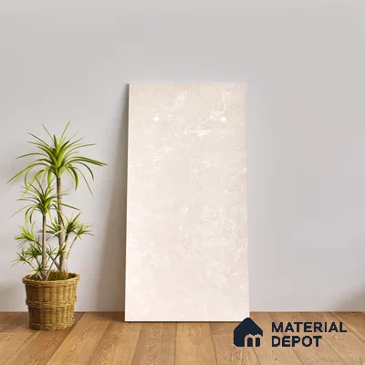 Marble Wall & Floor Tile TL 07393 Pearl Galaxy Gray Posh 4 ft x 2 ft Glossy Finish Vitrified Tile - 9 mm | Suitable For living Room, Bedroom, Kitchen (Sample)