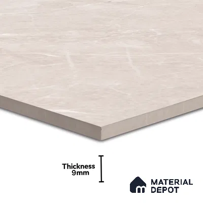 Marble Wall & Floor Tile TL 07393 Pearl Galaxy Gray Posh 4 ft x 2 ft Glossy Finish Vitrified Tile - 9 mm | Suitable For living Room, Bedroom, Kitchen (Sample)