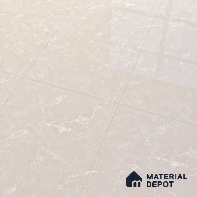 Marble Wall & Floor Tile TL 07393 Pearl Galaxy Gray Posh 4 ft x 2 ft Glossy Finish Vitrified Tile - 9 mm | Suitable For living Room, Bedroom, Kitchen (Sample)