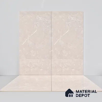 Marble Wall & Floor Tile TL 07393 Pearl Galaxy Gray Posh 4 ft x 2 ft Glossy Finish Vitrified Tile - 9 mm | Suitable For living Room, Bedroom, Kitchen (Sample)