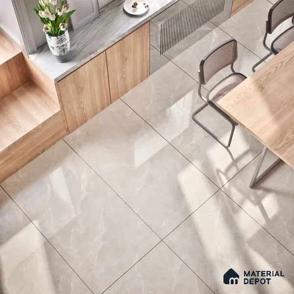Marble Wall & Floor Tile TL 07383 Italian Galaxy 4 ft x 2 ft Glossy Finish Vitrified Tile - 9 mm | 4 Random Design | Suitable For living Room, Bedroom, Kitchen (Sample)