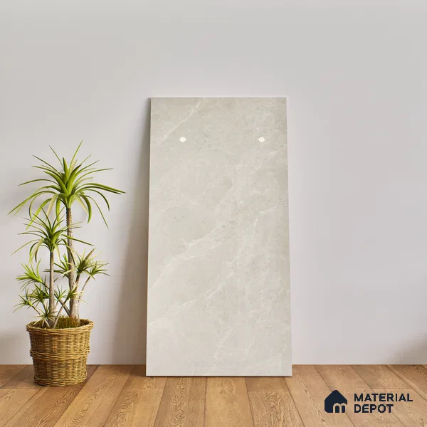 Marble Wall & Floor Tile TL 07383 Italian Galaxy 4 ft x 2 ft Glossy Finish Vitrified Tile - 9 mm | 4 Random Design | Suitable For living Room, Bedroom, Kitchen (Sample)