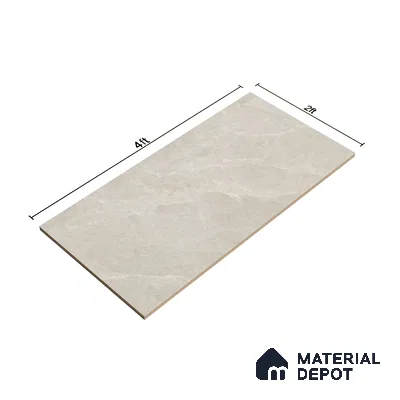 Marble Wall & Floor Tile TL 07383 Italian Galaxy 4 ft x 2 ft Glossy Finish Vitrified Tile - 9 mm | 4 Random Design | Suitable For living Room, Bedroom, Kitchen (Sample)