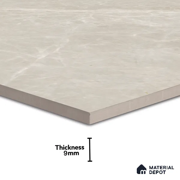 Marble Wall & Floor Tile TL 07383 Italian Galaxy 4 ft x 2 ft Glossy Finish Vitrified Tile - 9 mm | 4 Random Design | Suitable For living Room, Bedroom, Kitchen (Sample)
