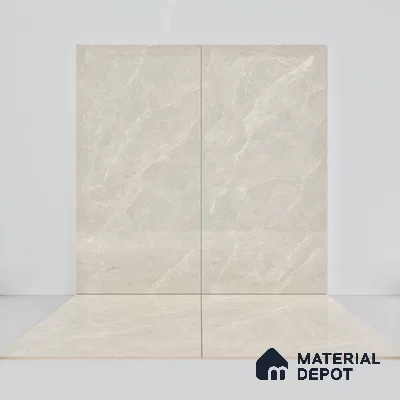 Marble Wall & Floor Tile TL 07383 Italian Galaxy 4 ft x 2 ft Glossy Finish Vitrified Tile - 9 mm | 4 Random Design | Suitable For living Room, Bedroom, Kitchen (Sample)