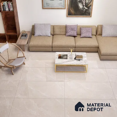 Marble Wall & Floor Tile TL 07394 Pearl Italian Galaxy 4 ft x 2 ft Matte Finish Vitrified Tile - 9 mm | Suitable For living Room, Bedroom, Kitchen (Sample)