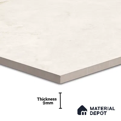 Marble Wall & Floor Tile TL 07411 Ciena Crema 4 ft x 2 ft Glossy Finish Vitrified Tile - 9 mm | Suitable For living Room, Bedroom, Kitchen