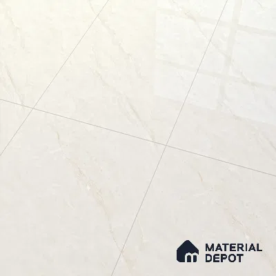 Marble Wall & Floor Tile TL 07411 Ciena Crema 4 ft x 2 ft Glossy Finish Vitrified Tile - 9 mm | Suitable For living Room, Bedroom, Kitchen