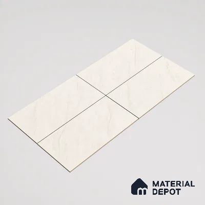 Marble Wall & Floor Tile TL 07411 Ciena Crema 4 ft x 2 ft Glossy Finish Vitrified Tile - 9 mm | Suitable For living Room, Bedroom, Kitchen