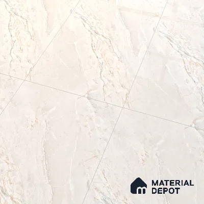 Marble Wall & Floor Tile TL 07390 Argenta Posh Pearl 4 ft x 2 ft Matte Finish Vitrified Tile - 9 mm | Suitable For living Room, Bedroom, Kitchen