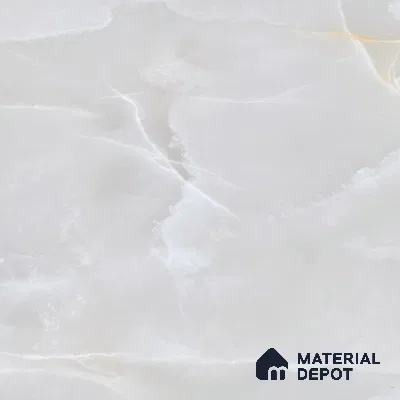 Marble Wall & Floor Tile TL 07389 Thunder Onyx Grey 4 ft x 2 ft Glossy Finish Vitrified Tile - 9 mm | 4 Random Design | Suitable For living Room, Bedroom, Kitchen