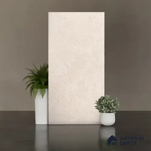 Stone Floor & Wall Tile TL 10262 C Harmonic Solaro Bianco 4 ft x 2 ft Matte Finish Vitrified Tile - 9 mm | 4 Random Design | Suitable For living Room, Bedroom, Bathroom
