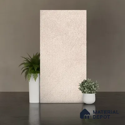 Stone Wall Tile TL 10262 D Harmonic Solaro Crema 4 ft x 2 ft Matte Finish Vitrified Tile - 9 mm | 4 Random Design | Suitable For living Room, Bedroom, Bathroom (Sample)