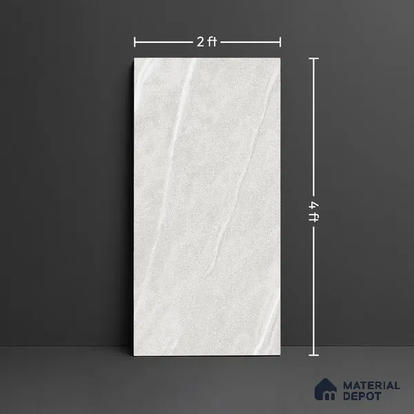 Stone Floor & Wall Tile TL 07699 SGH Nivea Stone Shape Touch 4 ft x 2 ft Matte Finish Vitrified Tile - 9 mm  | Suitable For living Room, Bedroom, Bathroom