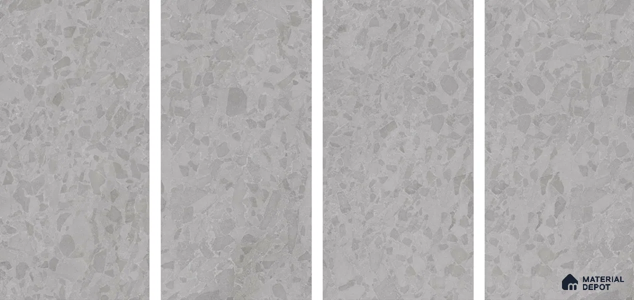 Carving Wall & Floor Tile TL 07400 Paris Stone Grey 4 ft x 2 ft Matte Finish Vitrified Tile - 9 mm | Suitable For Living Room, Bedroom, Kitchen (Sample)
