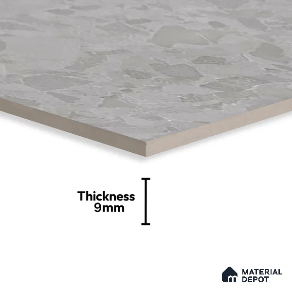 Carving Wall & Floor Tile TL 07400 Paris Stone Grey 4 ft x 2 ft Matte Finish Vitrified Tile - 9 mm | Suitable For Living Room, Bedroom, Kitchen (Sample)