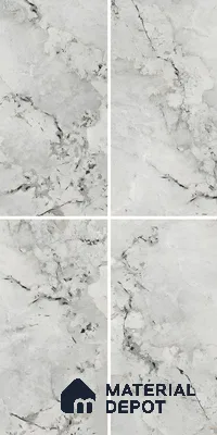 Marble Wall & Floor Tile TL 07406 Omrican Mocha 4 ft x 2 ft Matte Finish Vitrified Tile - 9 mm | Suitable For living Room, Bedroom, Kitchen (Sample)
