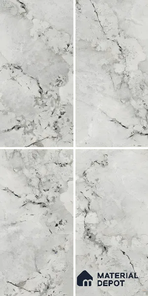 Marble Wall & Floor Tile TL 07406 Omrican Mocha 4 ft x 2 ft Matte Finish Vitrified Tile - 9 mm | Suitable For living Room, Bedroom, Kitchen (Sample)