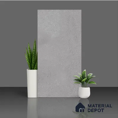 Carving Wall & Floor Tile TL 07398 Massive Grey Stone 4 ft x 2 ft Matte Finish Vitrified Tile - 9 mm | Suitable For living Room, Bedroom, Kitchen (Sample)