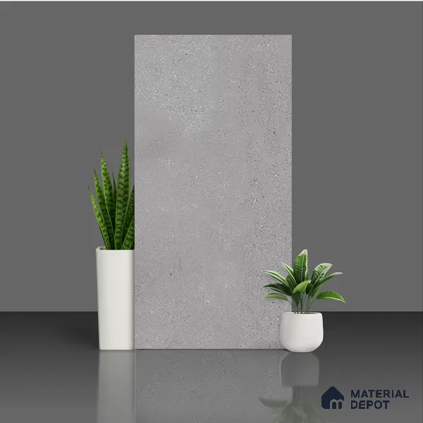 Carving Wall & Floor Tile TL 07398 Massive Grey Stone 4 ft x 2 ft Matte Finish Vitrified Tile - 9 mm | Suitable For living Room, Bedroom, Kitchen (Sample)