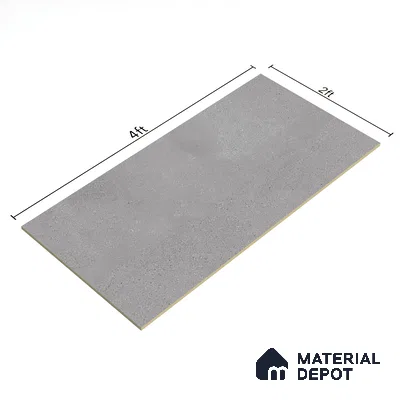 Carving Wall & Floor Tile TL 07398 Massive Grey Stone 4 ft x 2 ft Matte Finish Vitrified Tile - 9 mm | Suitable For living Room, Bedroom, Kitchen (Sample)