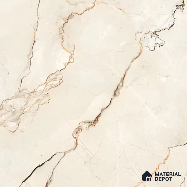 Marble Wall & Floor Tile TL 07407 Crackles 4 ft x 2 ft Matte Finish Vitrified Tile - 9 mm | Suitable For living Room, Bedroom, Kitchen