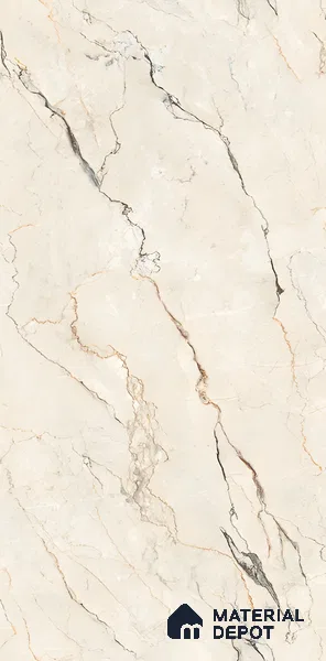Marble Wall & Floor Tile TL 07407 Crackles 4 ft x 2 ft Matte Finish Vitrified Tile - 9 mm | Suitable For living Room, Bedroom, Kitchen