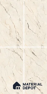 Marble Wall & Floor Tile TL 07407 Crackles 4 ft x 2 ft Matte Finish Vitrified Tile - 9 mm | Suitable For living Room, Bedroom, Kitchen