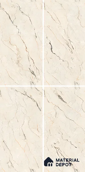 Marble Wall & Floor Tile TL 07407 Crackles 4 ft x 2 ft Matte Finish Vitrified Tile - 9 mm | Suitable For living Room, Bedroom, Kitchen