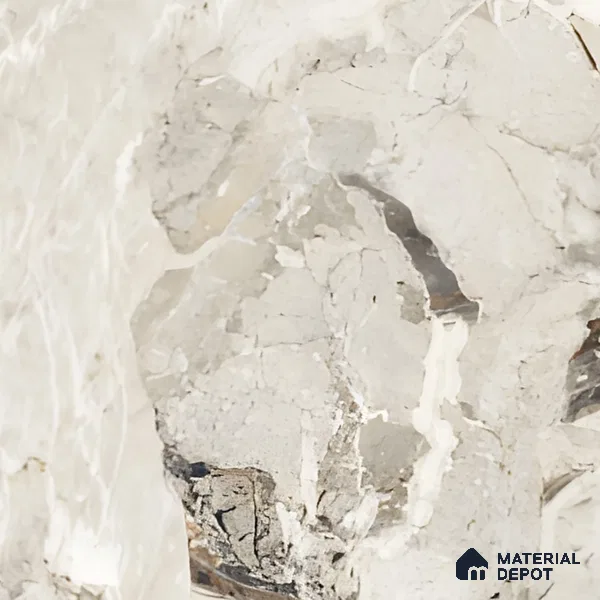 Marble Wall & Floor Tile TL 07404 Breche Breccia 4 ft x 2 ft Matte Finish Vitrified Tile - 9 mm | Suitable For living Room, Bedroom, Kitchen (Sample)