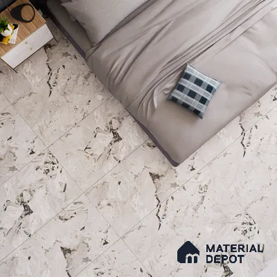 Marble Wall & Floor Tile TL 07404 Breche Breccia 4 ft x 2 ft Matte Finish Vitrified Tile - 9 mm | Suitable For living Room, Bedroom, Kitchen (Sample)