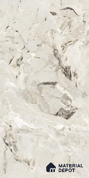 Marble Wall & Floor Tile TL 07404 Breche Breccia 4 ft x 2 ft Matte Finish Vitrified Tile - 9 mm | Suitable For living Room, Bedroom, Kitchen (Sample)