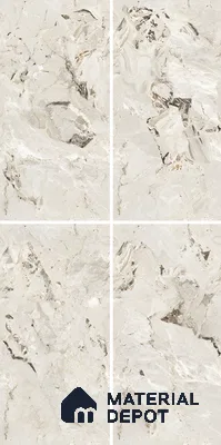 Marble Wall & Floor Tile TL 07404 Breche Breccia 4 ft x 2 ft Matte Finish Vitrified Tile - 9 mm | Suitable For living Room, Bedroom, Kitchen (Sample)