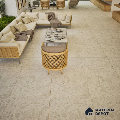 Carving Wall & Floor Tile TL 07399 Paris Stone 4 ft x 2 ft Matte Finish Vitrified Tile - 9 mm | Suitable For Living Room, Bedroom, Kitchen