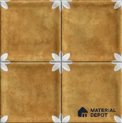 Highlighter Wall Tile TL 12966 H Clover Yellow 1 ft x 1 ft Ceramic Satin Matte Finish - 10 mm | Suitable For Living Room, Dining & Bathroom Walls