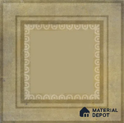 Punch Photo Frame Wall Tile TL 12965 G Baroque Sand 1 ft x 1 ft Ceramic Satin Matte Finish - 10 mm | Suitable For Living Room, Dining & Bathroom Walls