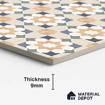 Wall Tile TL 10123 Niro Ivory 4 ft x 2 ft Vitrified Matte Finish Tile - 9 mm | Suitable For Kitchen, Bathroom Walls and Backsplashes