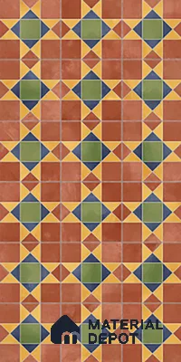Patterned Wall Tile TL 10125 Antiqua Decor 4 ft x 2 ft Vitrified Matte Finish Tile - 9 mm | Suitable For Kitchen, Bathroom Walls and Backsplashes